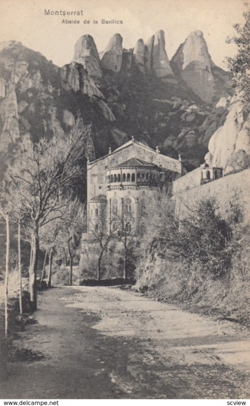 MONTSERRAT, Spain, 1900-1910's; Abside de la Basilica