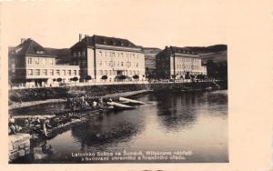 LETOVISKO SUSLICE SUMAVE WILSONOVO CZECHOSLOVAKIA PHOTO POSTCARD 1949