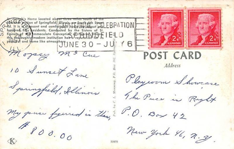 St. Joseph's Home Springfield IL