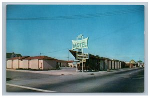 Clarke's Motel Eureka CA California Postcard Roadside Motel Vintage