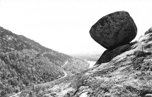 Balance Rock on South Bubble Acadia National Park Printed Photo - Mount Deser...