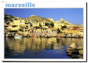 Modern Postcard Marseille Bouches du Rhone France The Port of Goudes