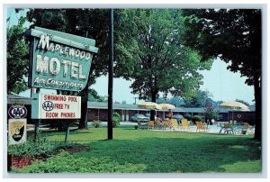 c1960's Maplewood Motel And Restaurant Greensboro North Carolina NC Postcard 