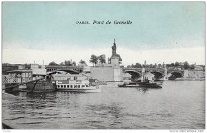 Bridge, Pont De Grenelle, PARIS, France, 1900-1910s