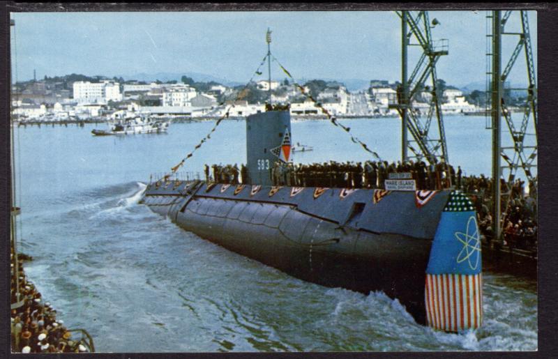 The Sargo Submarine Takes to Sea,Navy Ship Yards,Vallejo,CA