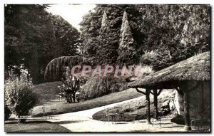 Old Postcard Vichy queen of cities & # 39eau Clestins Park