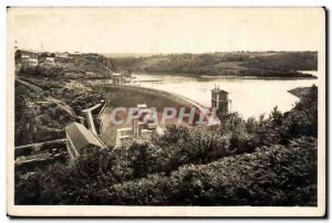 Creuse Valley Dam & # 39Eguzon Old Postcard L & # 39usine and Lake