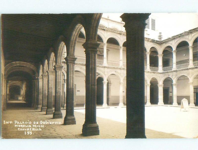 Pre-1942 rppc NICE VIEW Morelia - Valladolid - Michoacan Mexico i3736