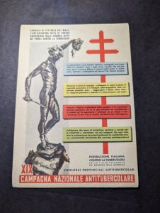 Mint Italy Postcard XIX National Anti Tuberculosis Campaign