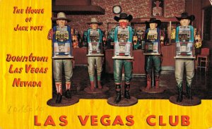 USA The House of Jackpots Las Vegas Club Vintage Postcard 07.35