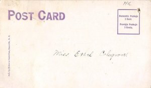 Calendar February 1907 Postcard