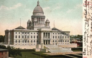 Vintage Postcard 1905 Capitol Building Providence Rhode Island R. I. Structure