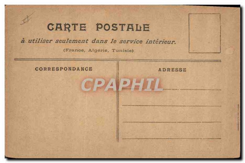 Old Postcard Satirical Political Civil and military house