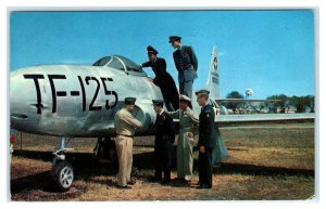 SAN ANTONIO, TX  ~ Preflight School F-80 AIRPLANE 1956 - Lackland Air Force Base