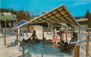 Idaho Lava Hot Springs Foundation Swirl bath 1960s Roberts Postcard 22-5211