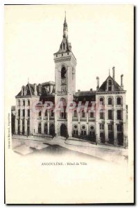 Postcard Old Angouleme Hotel de Ville