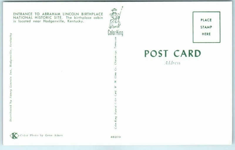 Entrance To Abraham Lincoln Birthplace National Historic Site