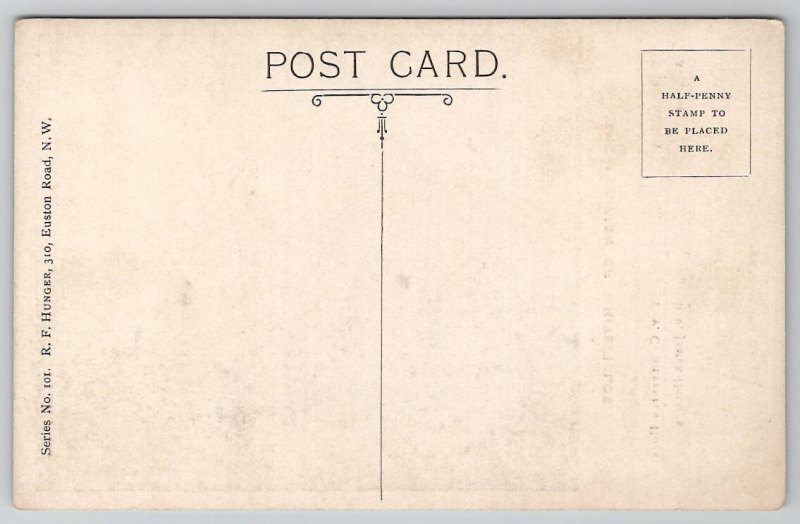 Whitefields Church or Tabernacle Interior View London Postcard K45