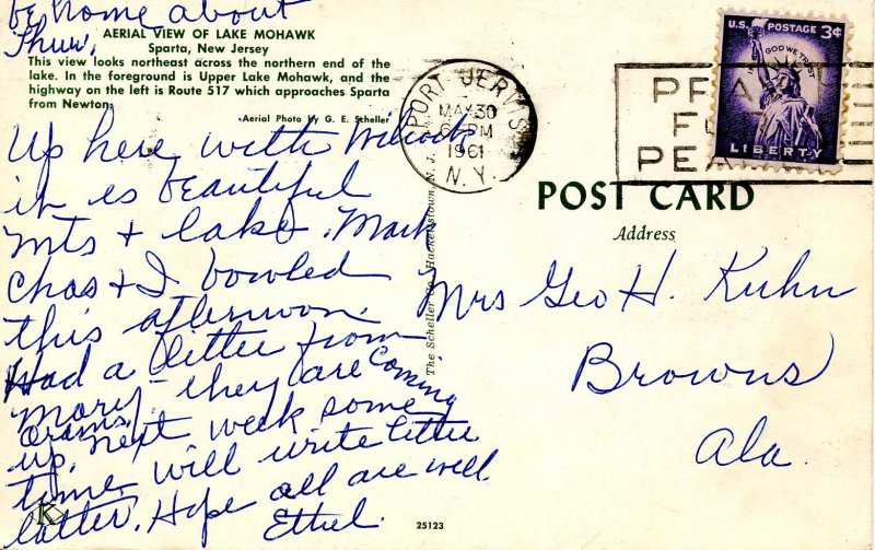 NJ - Sparta.Lake Mohawk, Aerial View