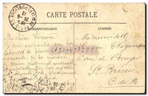 Old Postcard Paris Luxembourg Gardens Lion
