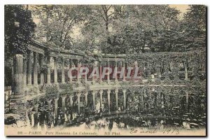 Old Postcard Paris Parc Monceau The Colonnade