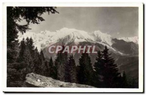 passy Postcard Old Plaine Joux and Mont Blanc