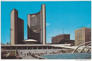 Exterior,  The New City Hall,  Toronto,  Ontario,  Canada,   40-60s
