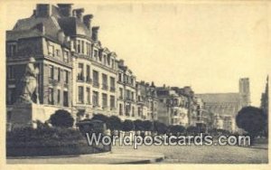 Place de la Cathedral Reims, France, Carte, Unused 