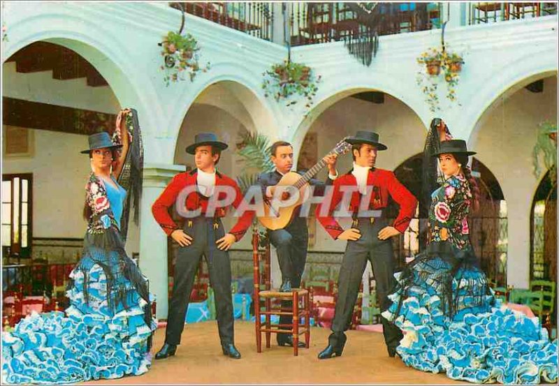 Postcard Modern Ballet espanol Los Flamencos
