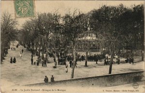 CPA ALBI Le Jardin National - Kiosque de la Musique (1087394)