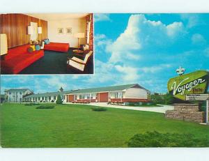 Unused Pre-1980 VOYAGER INN MOTEL Burlington Iowa IA s2804@