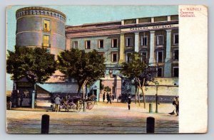 Garibaldi Barracks NAPLES Italy Vintage Postcard 0585