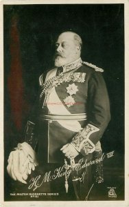 H.M. King Edward VII, RPPC