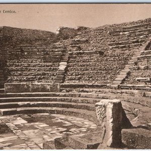 c1910s Pompeii Italy Comedy Theatre Ancient Ruins Teatro Comico Brunner PC A151