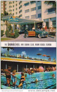 The Sagamore Hotel And Cabana Club Pool Miami Florida 1953
