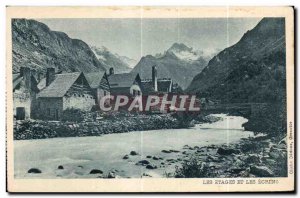 Old Postcard The Floors and Ecrins