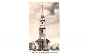 Christ Church in Boston, MA Old North Church of Paul Revere Real Photo.