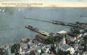 Harbor & Wharf Provincetown MA 1916