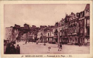 CPA MERS-LES-BAINS Promenade de la Plage (49676)