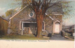 Postcard Old Dunkard Church Germantown Philadelphia PA