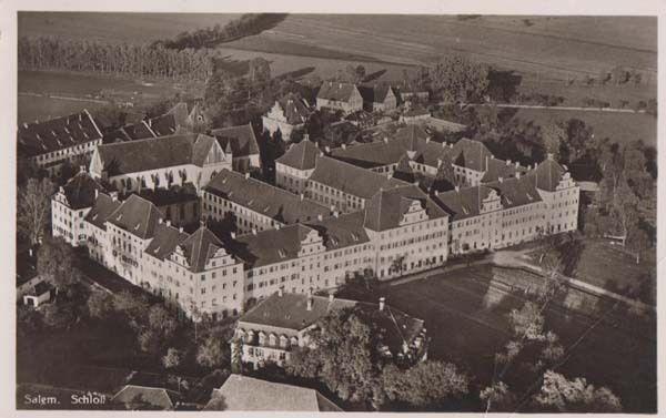 Salem Baden Wurttemberg Germany Vintage Aerial Real Photo Postcard