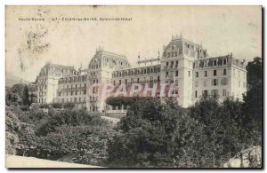 Old Postcard Evian les Bains Splendid Hotel