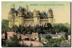 Old Postcard Pierrefonds Chateau North Coast Panorama