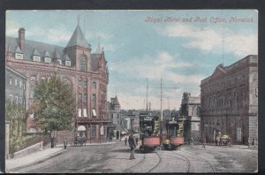 Norfolk Postcard - Royal Hotel and Post Office, Norwich     RS19272