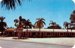 Melbourne Florida Alexandria Motor Lodge Street View Vintage Postcard K84665