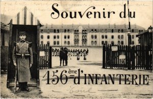 CPA Militaire Toul - Souvenir du 156éme d'Infanterie (90419)