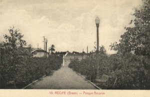 PC CPA BRAZIL, RECIFE, PARQUE AMORIM, VINTAGE POSTCARD (b8170)