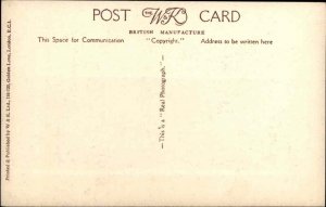 Vintage RPPC Man w Work Horses BRITISH FLAG BORDER