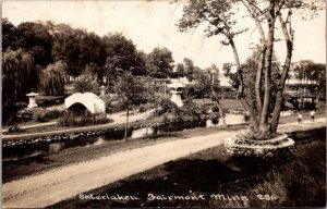 Minnesota Fairmont Interlaken Park View 1935 Real Photo