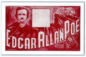 Edgar Allan Poe Raven 100th Death Anniversary Richmond Virginia VA Postcard